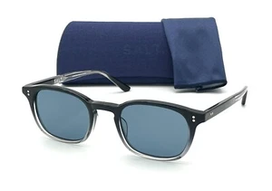 SALT Optics QUINN CFG Coastal Fog / Glass Denim 50mm Polarized sunglasses - Picture 1 of 4