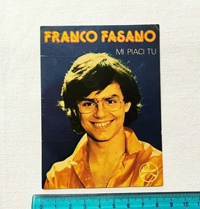 Adhesive Franco Fasano Mi like You Tu Durium Vintage Years 80 Old Sticker - Picture 1 of 1