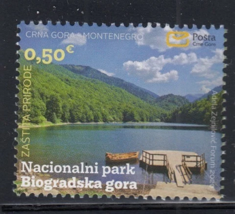 MONTENEGRO Biogradska Gora National Park MNH stamp Cover