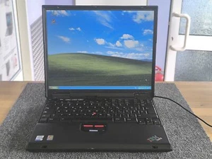 IBM Thinkpad T23 Retro Notebook Windows XP 1,13Ghz 30GB - Bild 1 von 3