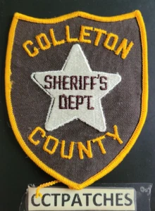 COLLETON COUNTY, SOUTH CAROLINA SHERIFF SHOULDER PATCH SC - Picture 1 of 2