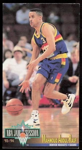 Fleer 93-94 NBA Jam Session #52 Mahmoud Abdul-Rauf Denver Nuggets 2 - Picture 1 of 2