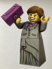 Lego Minifigure Career Woman Store Display Sign Glossy Cardboard  Left Facing