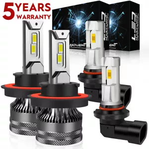 For Dodge Challenger 2009-2010 LED Headlight Bulbs High Low Beam Fog Light V15QC - Picture 1 of 17