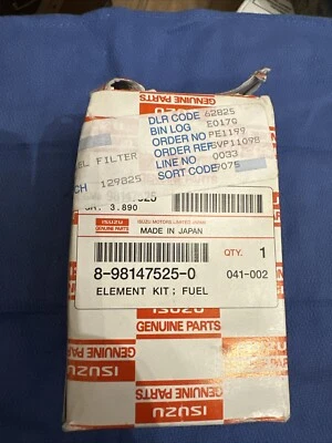 ISUZU NQR, NRR NPR-HD,FUEL FILTER KIT 2 PIECE 2017 -2020 8-98147525-0 - Image 1 of 2