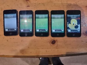 5 x Apple iPod Touch 4th Generation 8GB A1367 Working - Picture 1 of 9