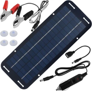 Solar Panel 12V Trickle Charge Battery Charger Maintainer Boat RV Car Motorcycle - Picture 1 of 1