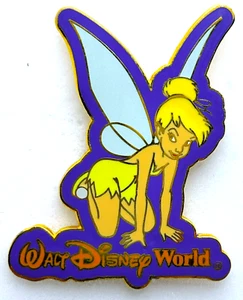 Prendedor comercial Walt Disney World 2004 - Tinker Bell arrodillado en manos y rodillas - Imagen 1 de 2