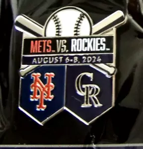 2024 NY New York Mets Colorado Rockies pin MLB @ Coors field c46063 - Picture 1 of 6