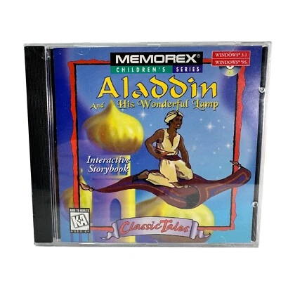 Aladdin and His Wonderful Lamp Interactive Storybook PC 1996 - Image 1 of 2