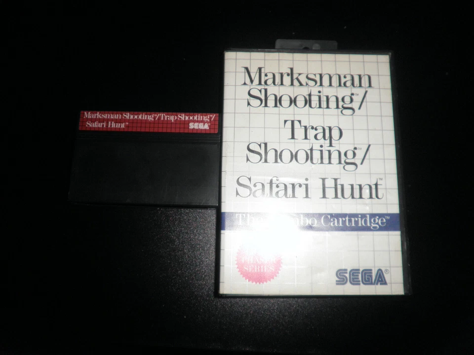 Master System - marksman shooting / trap shooting / safari hunt - boxed - Image 1 of 1