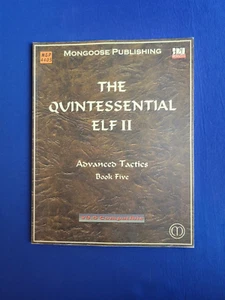 The Quintessential Elf II Advanced Tactics - Mongoose Publishing - Imagen 1 de 2