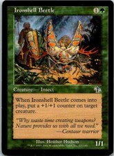 Ironshell Beetle Magic The Gathering Judgement Card Light Play X4
