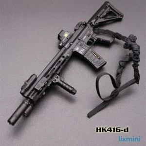 1Set 1:6 Scale Assault Rifle Weapon Gun For 12'' Male Action Figure Decor Toys - Picture 1 of 7