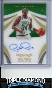 2020-21 Panini Immaculate Paul Pierce Finals MVP Auto #/25 Celtics F309