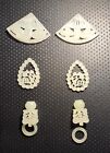 Creative Opportunity! Lot(6) Chinese White Jade Earrings