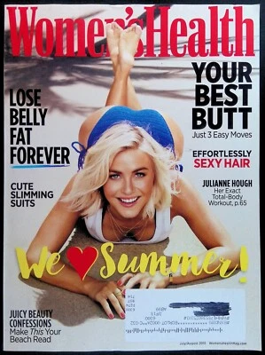 WOMEN'S HEALTH VOL. 12 #6 ~ FN/VF 2015 JULY AUGUST MAGAZINE ~ JULIANNE HOUGH Foto 1 de 4