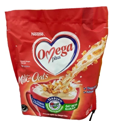 Nestlé Omega Plus Leche con Avena Bajo Colestrol 10x42g - 2 Paquetes Foto 1 de 4