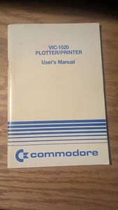 Commodore VIC-1520 Plotter/Printer User's Manual Booklet 67 pg - Picture 1 of 6