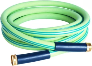 Heavy Duty Short Garden Hose 5/8 in X 15 FT Green Color- Durable and Flexible Fe - Picture 1 of 9