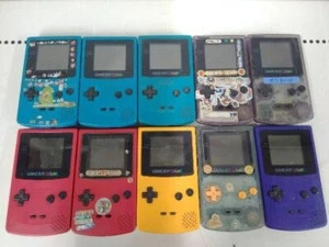 Lot of 10 GameBoy Color GBC Set of 10 Nintendo random color Console For parts - Picture 1 of 2