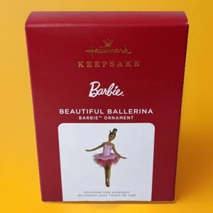 Barbie Adorno Hermosa Bailarina 2021 Sello Recuerdo Ornamento Árbol de Vacaciones - Imagen 1 de 7