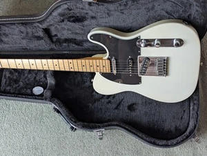 White Fender Deluxe Nashville Telecaster Case Made In Mexico Noiseless Pickups - Picture 1 of 13