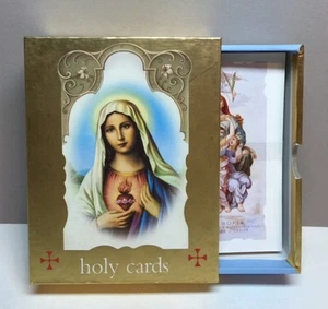 HOLY CARDS / Note Cards (in Gold Foil Box) by B.Calamari & S.DiPasqua (2005) NEW - Picture 1 of 12