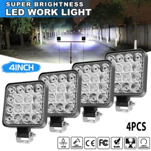 4PCS 3.3" Inch LED Work Light Pods Spot Off Road ATV Truck Reverse Fog Lights 3" - Picture 1 of 10