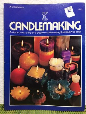 Candlemaking Step by Step 1972 Craft Project Technique Instruction Golden Press - Image 1 of 4