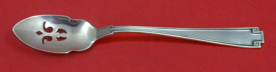 Cuchara de oliva de plata esterlina Etruscan by Gorham perforada 5 3/4" hecha a medida Foto 1 de 1
