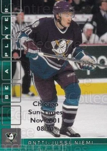 2001-02 BAP Memorabilia Chicago Sun Times Emerald #251 Antti-Jussi Niemi - Picture 1 of 1