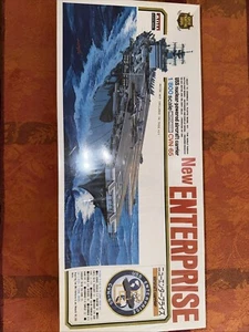 Motorized USS Aircraft Carrier Enterprise CVN-65 1/800 plastic model kit Sealed - Picture 1 of 10