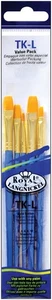 Taklon Value Pack Brush Set 5/Pkg - Picture 1 of 3