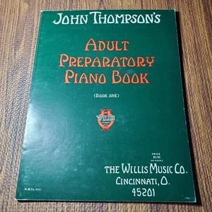 Libro pianoforte preparatorio per adulti John Thompson libro uno Willis musica - Foto 1 di 7