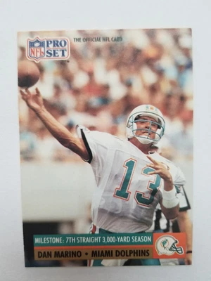 1991 Pro Set Dan Marino #25 Miami Dolphins - Image 1 of 2