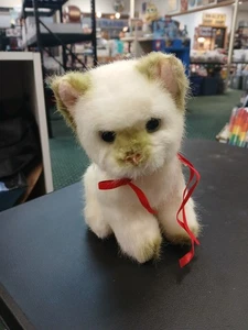 A Vintage 1980s Russ Yomiko Plush Cat Toy With Tag - Picture 1 of 4