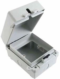 ETERNA - 1 Gang IP65 Weatherproof Electrical Box - Picture 1 of 1