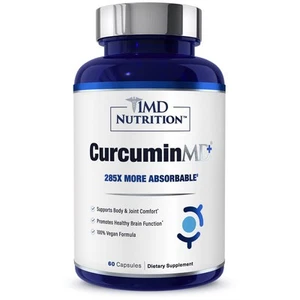 CurcuminMD Plus - Turmeric Curcumin with Boswellia Serrata - 285x More Absorb... - Picture 1 of 8