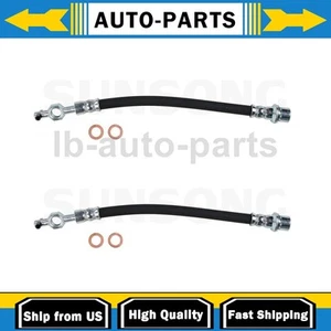 Sunsong Brake Hose Line Front Outer 2x For 1991-1996 Toyota Previa 2.4L - Picture 1 of 6