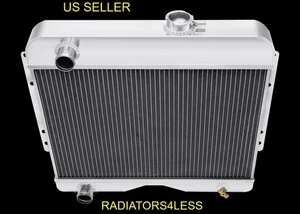 NEW CHAMPION 3 ROW ALL ALUMINUM RADIATOR 1949-1964 JEEP TRUCK WILLYS CC4964 - Picture 1 of 3