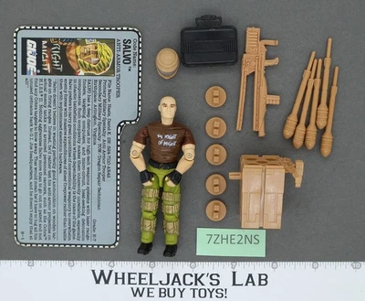 Salvo V1 100% Complete G.I. Joe 1990 Hasbro Vintage Action Figure - Image 1 of 2