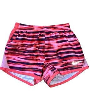 Nike Dri Fit Tempo Shorts Youth Small 4-5 Years Coral Pink Running Active - Picture 1 of 8