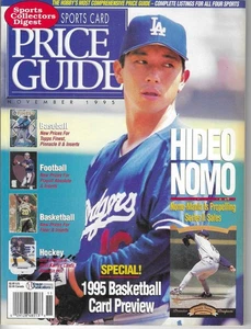 Sports Collectors Digest Magazine Hideo Nomo Los Angeles Dodgers on Cover 11/95 - Picture 1 of 1