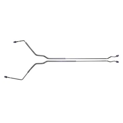 Brake Lines Rear Axle Diff Tubes 1968-72 Lemans Cutlass Skylark OE Steel 2pc - Image 1 of 4