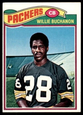 1977 Topps Willie Buchanon . Green Bay Packers #402 - Image 1 of 2