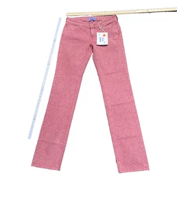 Jacob Cohen Premium Damen Jeans rot Größe 28 neu mit Etikett mit klassischem 5-Pocket Design - Bild 1 von 4