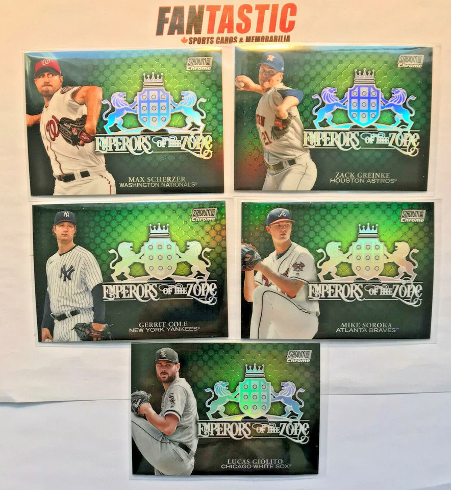 2020 Topps Stadium Club CHROME Series Emperors of the Zone Insert Cards YOU PICK - Image 1 of 1
