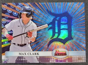 Max Clark 2024 Bowman Sterling Super Stars Insert RC #SS-8 Detroit Tigers SSP - Bild 1 von 2