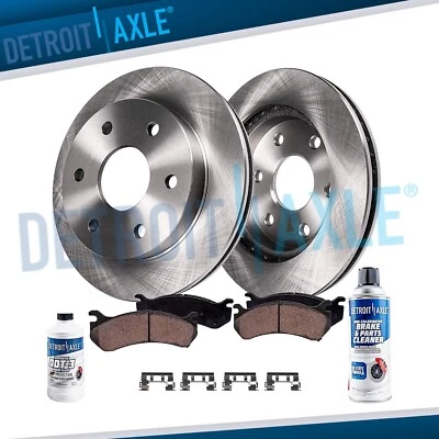 Front Brake Rotors + Ceramic Pads for 2006 - 2008 Rainier Trailblazer GMC Envoy - Image 1 of 4